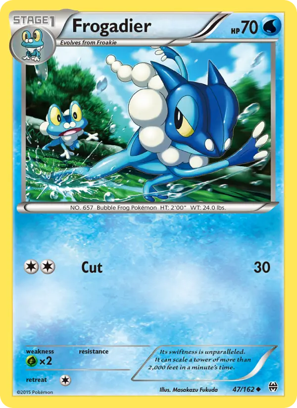 Frogadier 47 card from BREAKthrough