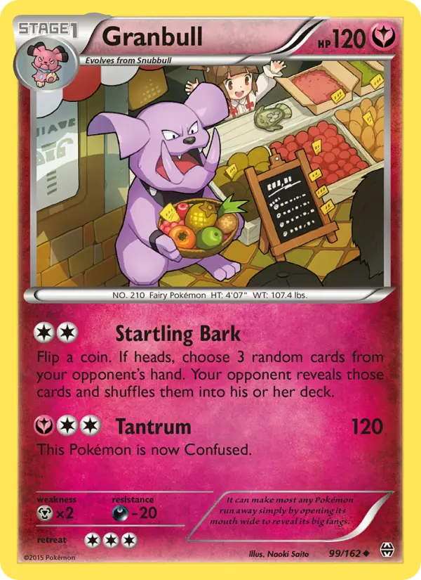 Granbull 99 card from BREAKthrough