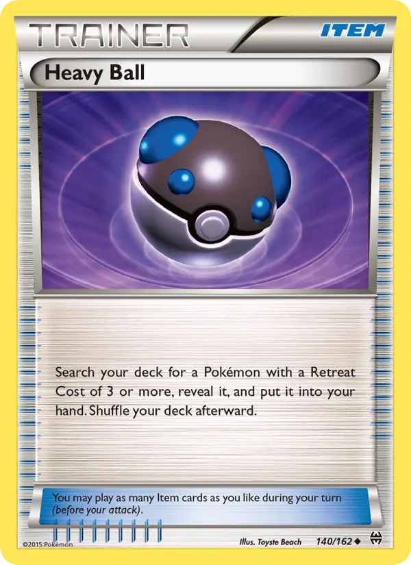 Heavy Ball 140 card from BREAKthrough
