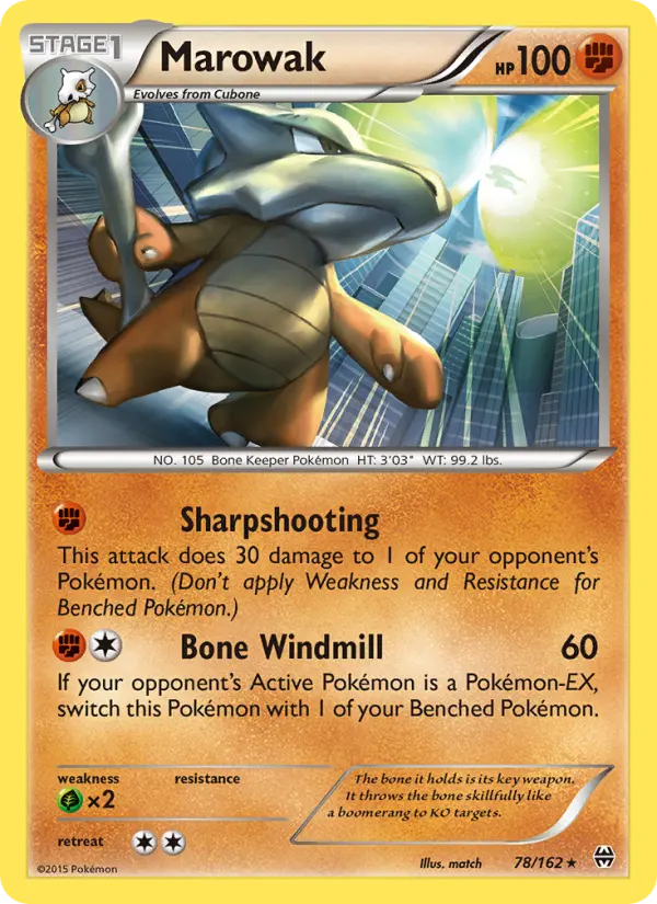 Marowak 78 — BREAKthrough 78, Normal finish