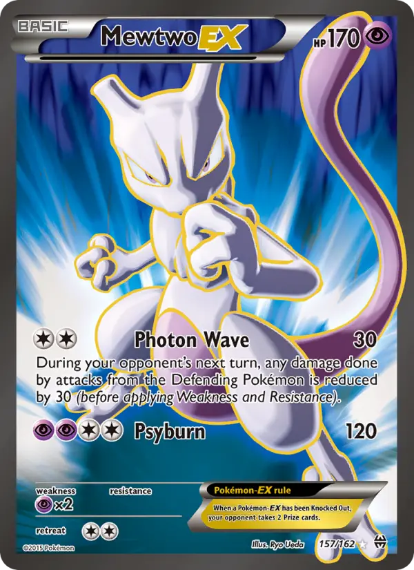 Mewtwo-EX 157 card from BREAKthrough