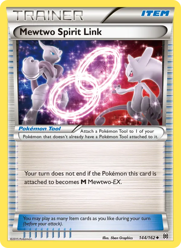 Mewtwo Spirit Link 144 — BREAKthrough 144, Normal finish
