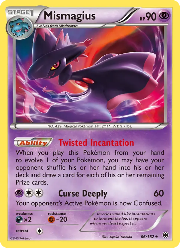 Mismagius 66 card from BREAKthrough
