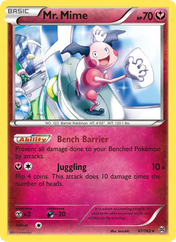 Mr. Mime 97 card from BREAKthrough
