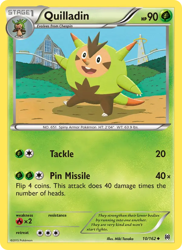 Quilladin 10 — BREAKthrough 10, Normal finish