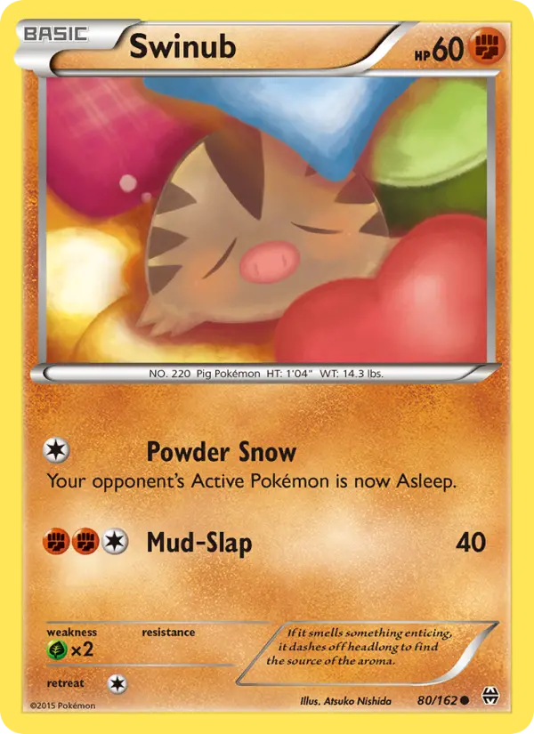 Swinub 80 card from BREAKthrough