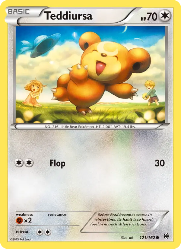 Teddiursa 121 — BREAKthrough 121, Normal finish