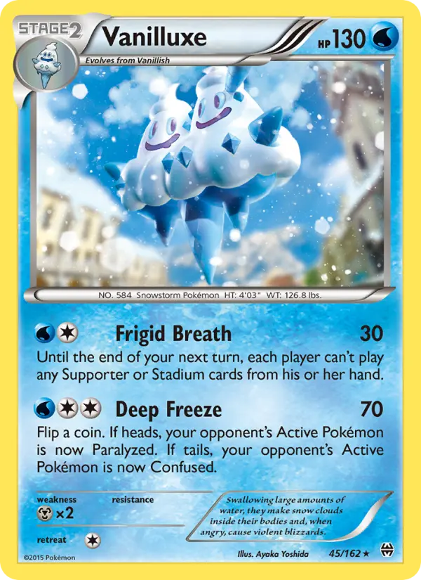 Vanilluxe 45 — BREAKthrough 45, Normal finish