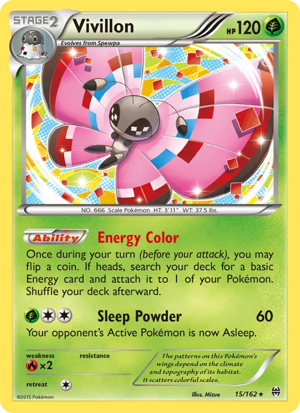 Vivillon 15 card from BREAKthrough