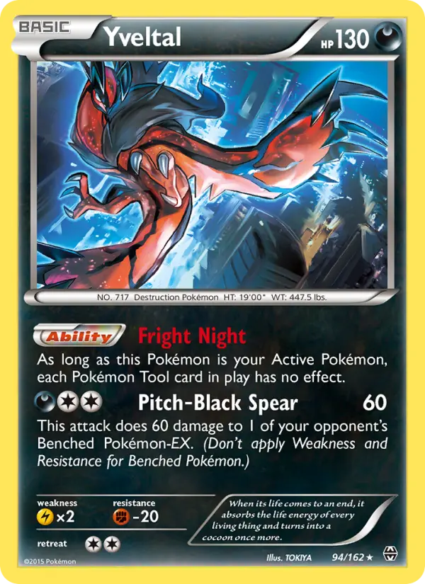 Yveltal 94 — BREAKthrough 94, Holofoil finish