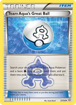 Team Aqua's Great Ball — Double Crisis 27