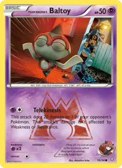 Team Magma's Baltoy — Double Crisis #10