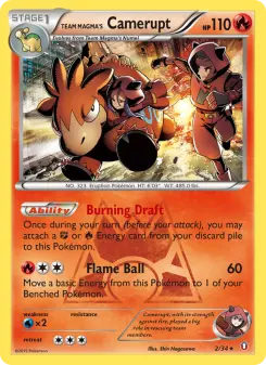 Team Magma's Camerupt — Double Crisis #2