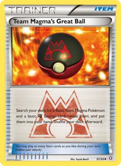 Team Magma's Great Ball — Double Crisis 31