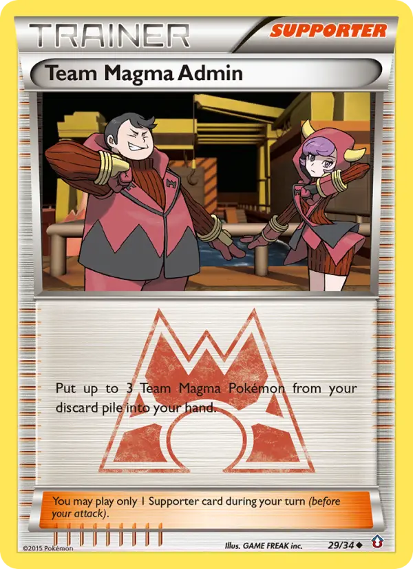 Team Magma Admin 29 — Double Crisis 29, Normal finish