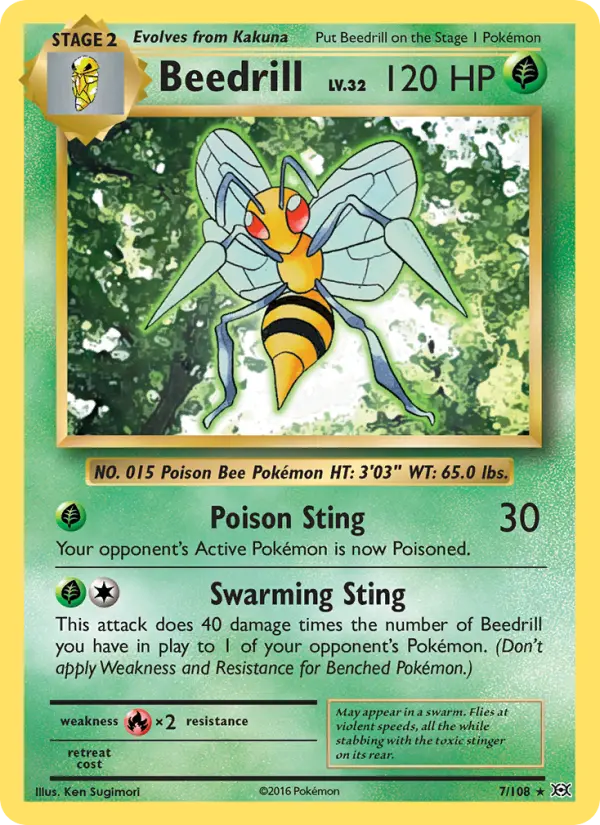 Beedrill 7 — Evolutions 7, Normal finish