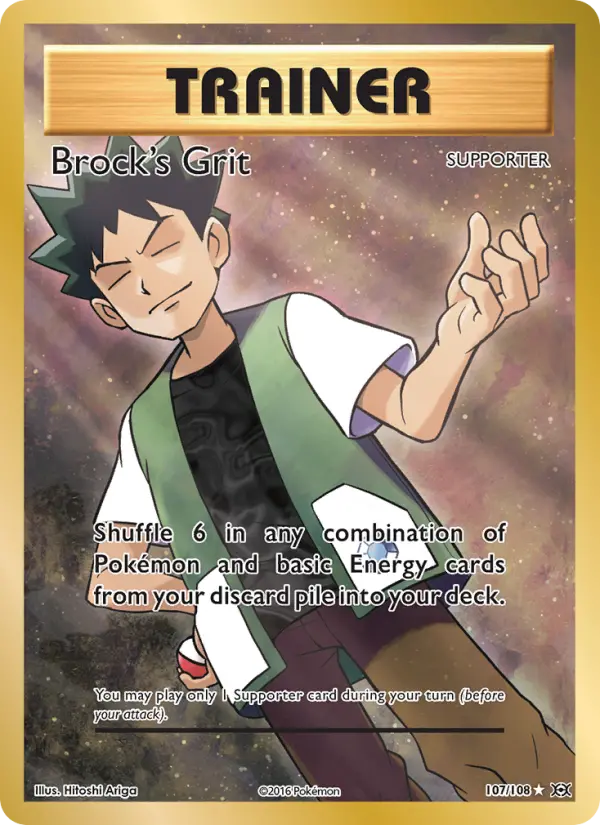 Brock's Grit 107 — Evolutions 107, Holofoil finish