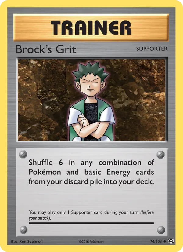 Brock's Grit 74 — Evolutions 74, Normal finish