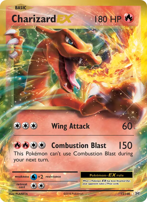Charizard-EX 12 — Evolutions 12, Holofoil finish