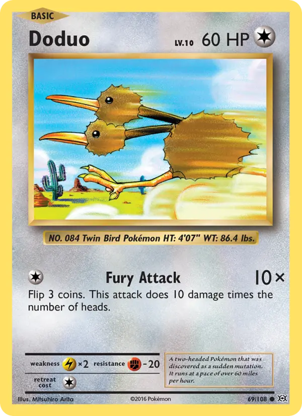 Doduo 69 — Evolutions 69, Normal finish