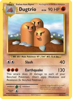 Dugtrio — Evolutions #56