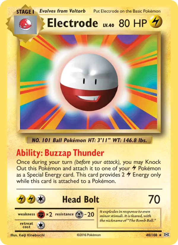 Electrode 40 — Evolutions 40, Normal finish