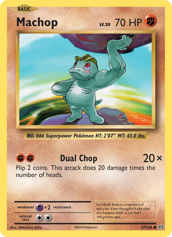 Machop 57 — Evolutions 57, Normal finish