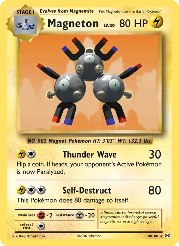 Magneton 38 card from Evolutions