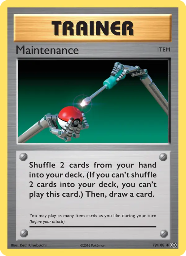 Maintenance 79 — Evolutions 79, Normal finish