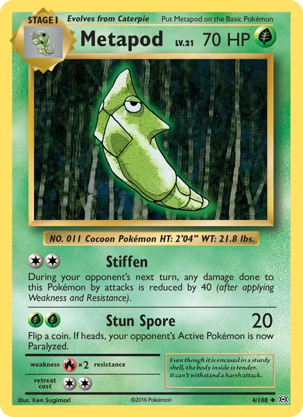 Metapod 4 — Evolutions 4, Normal finish
