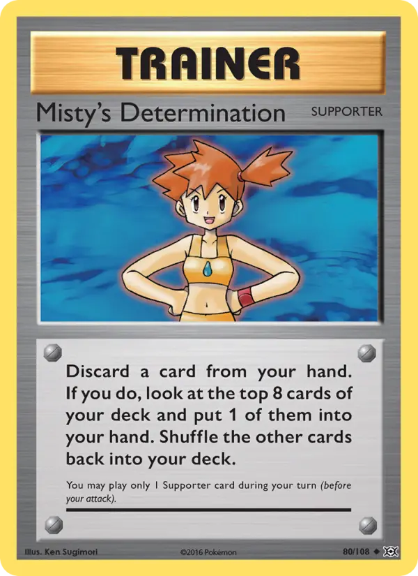 Misty's Determination 80 — Evolutions 80, Normal finish