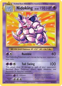 Nidoking 45 — Evolutions