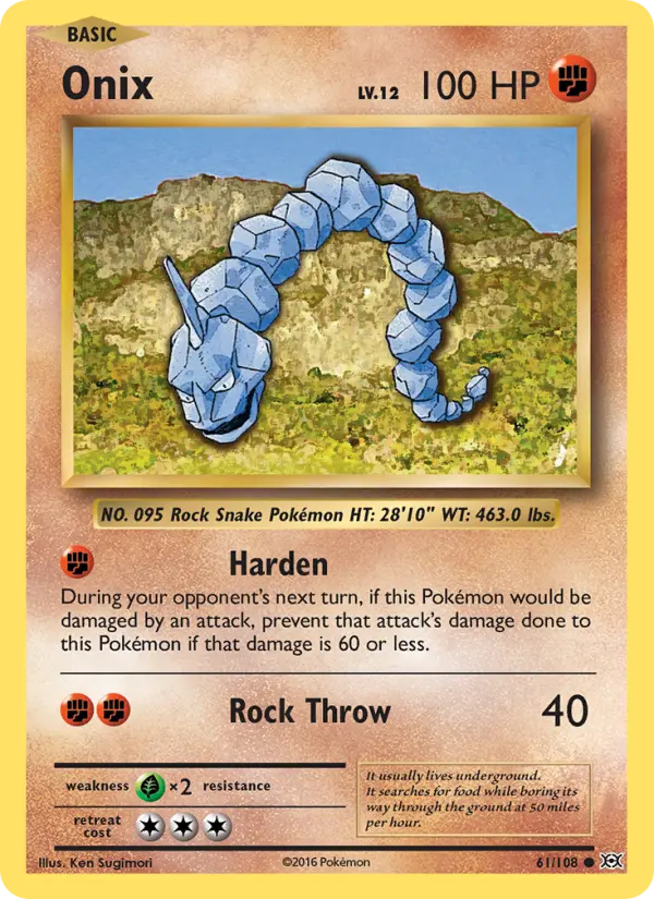 Onix 61 — Evolutions 61, Normal finish