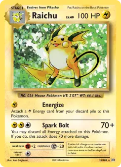 Raichu 36 — Evolutions