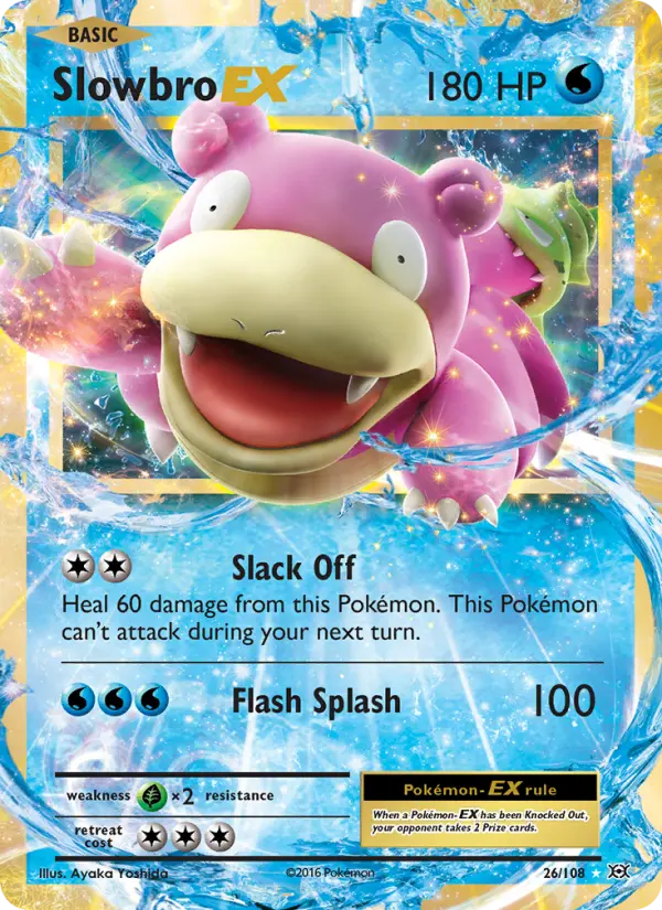 Slowbro-EX 26 — Evolutions 26, Holofoil finish