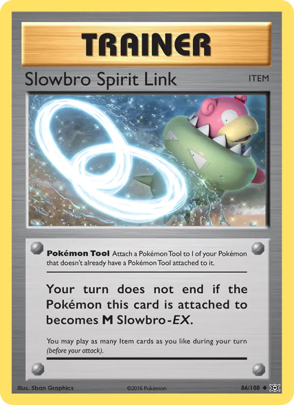 Slowbro Spirit Link 86 — Evolutions 86, Normal finish