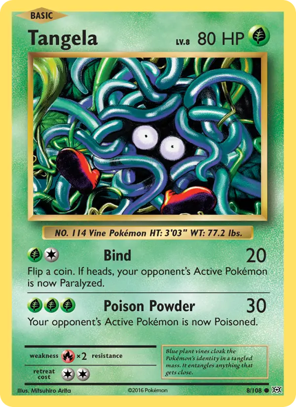 Tangela 8 — Evolutions 8, Normal finish