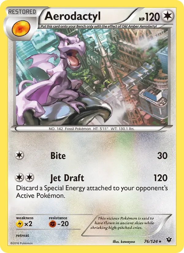 Aerodactyl 76 — Fates Collide 76, Normal finish