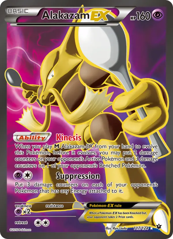 Alakazam-EX 117 card from Fates Collide