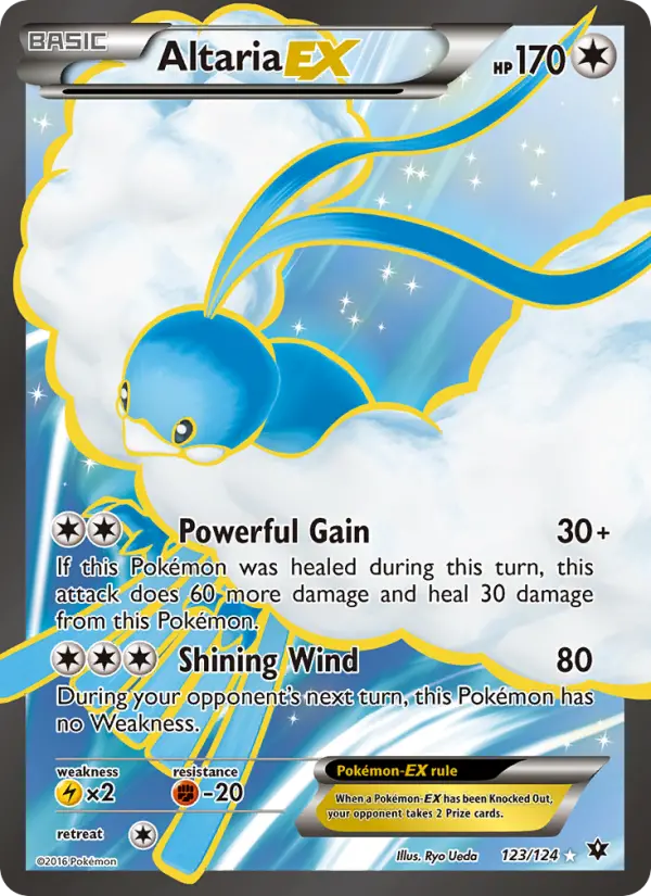 Altaria-EX 123 card from Fates Collide