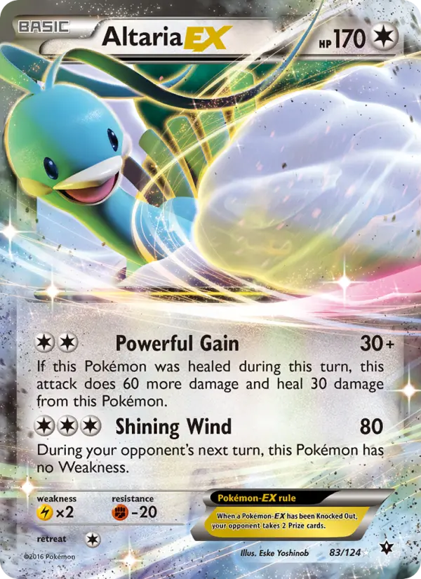 Altaria-EX 83 — Fates Collide 83, Holofoil finish