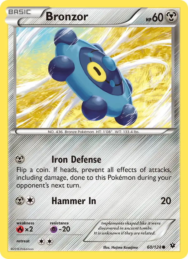 Bronzor 60 card from Fates Collide