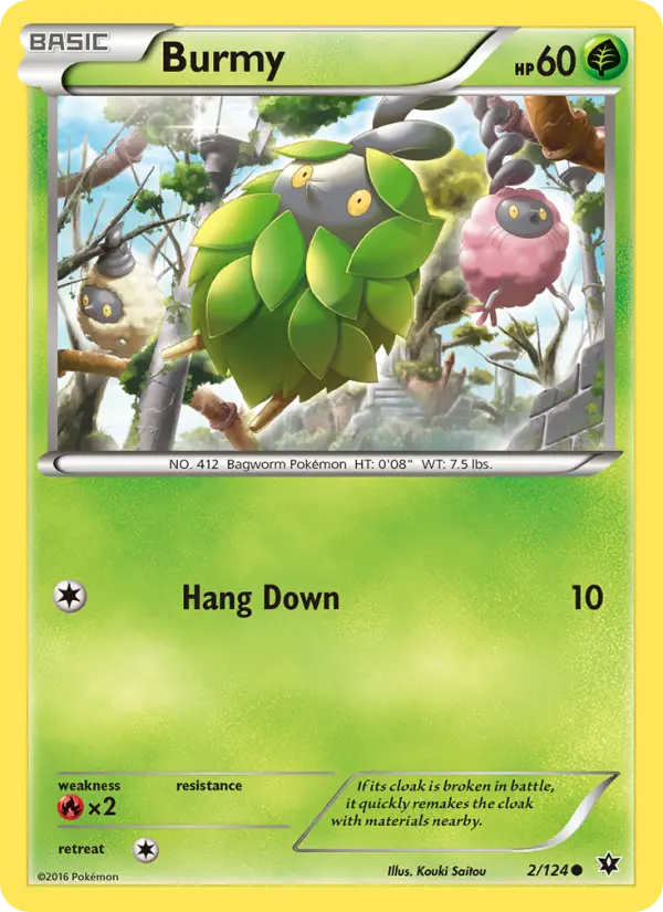 Burmy 2 card from Fates Collide