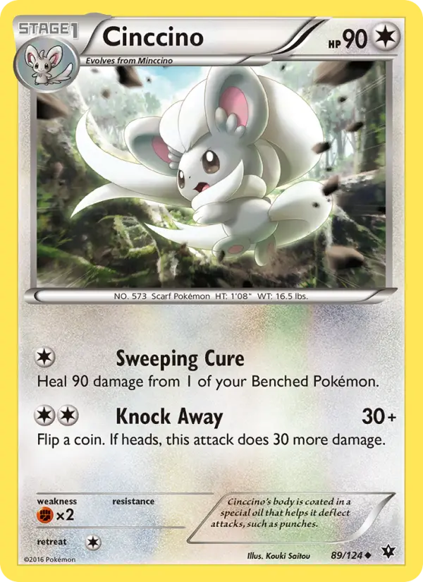 Cinccino 89 card from Fates Collide