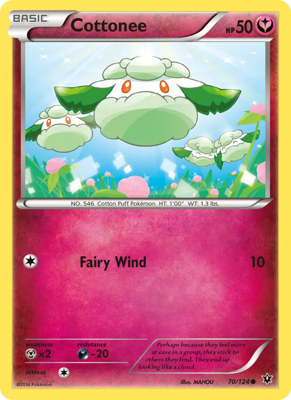 Cottonee 70 card from Fates Collide