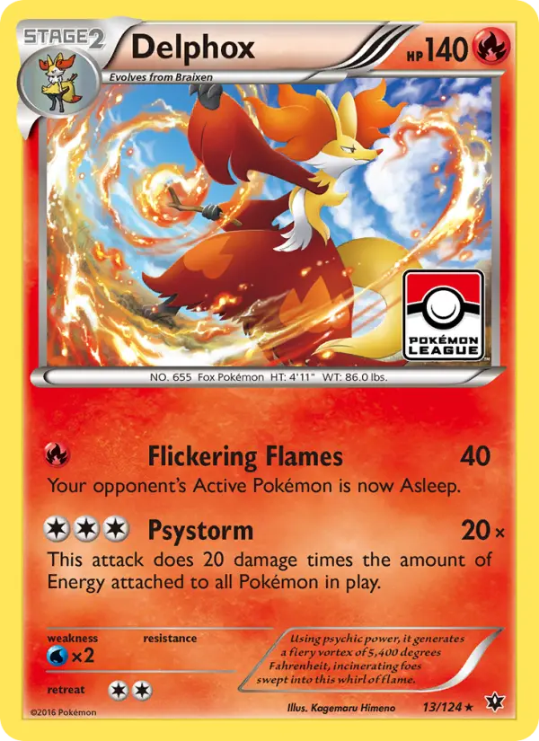 Delphox 13 card from Fates Collide