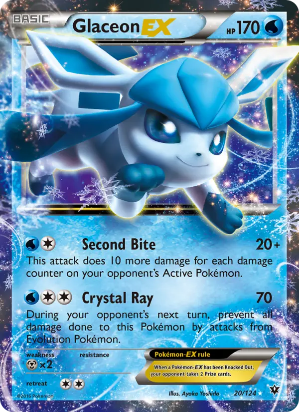 Glaceon-EX 20 card from Fates Collide