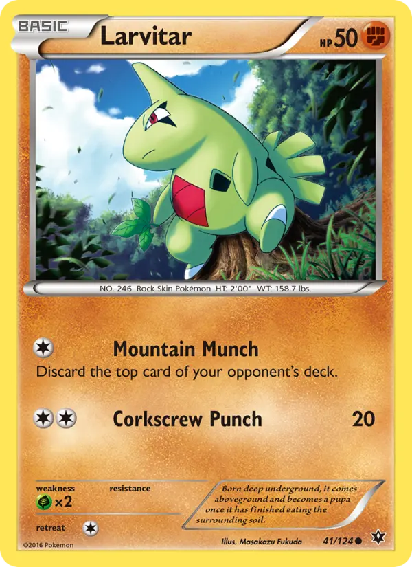 Larvitar 41 — Fates Collide 41, Normal finish