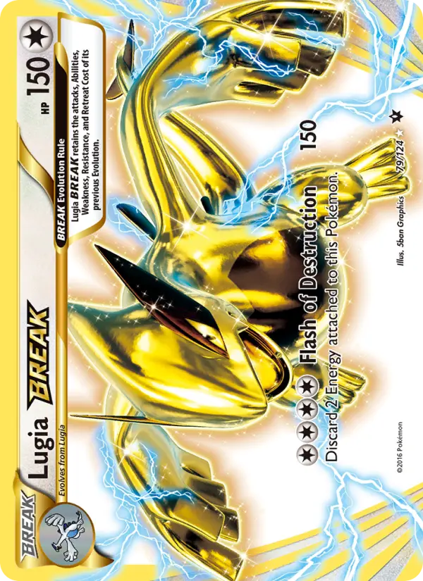 Lugia BREAK 79 — Fates Collide 79, Holofoil finish