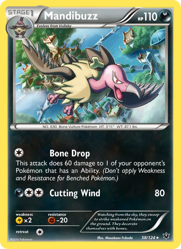 Mandibuzz 58 card from Fates Collide